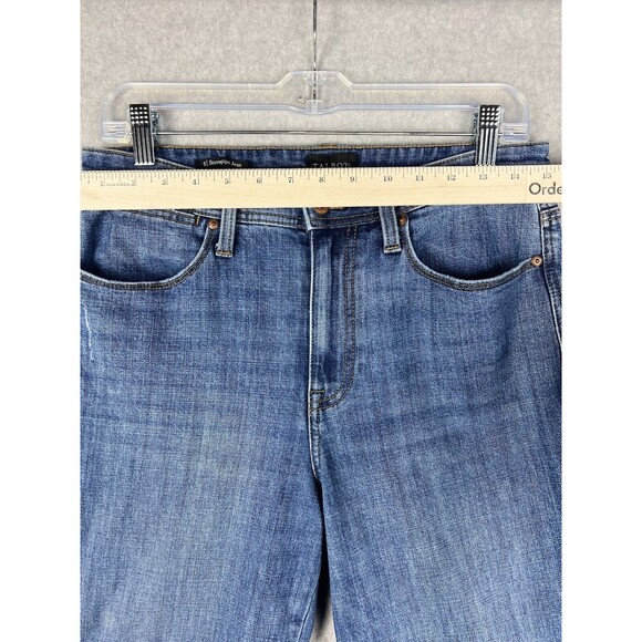 Talbots Stovepipe Jeans Indigo Wide-Leg Crop Denim Western Y2K - Picture 5 of 12